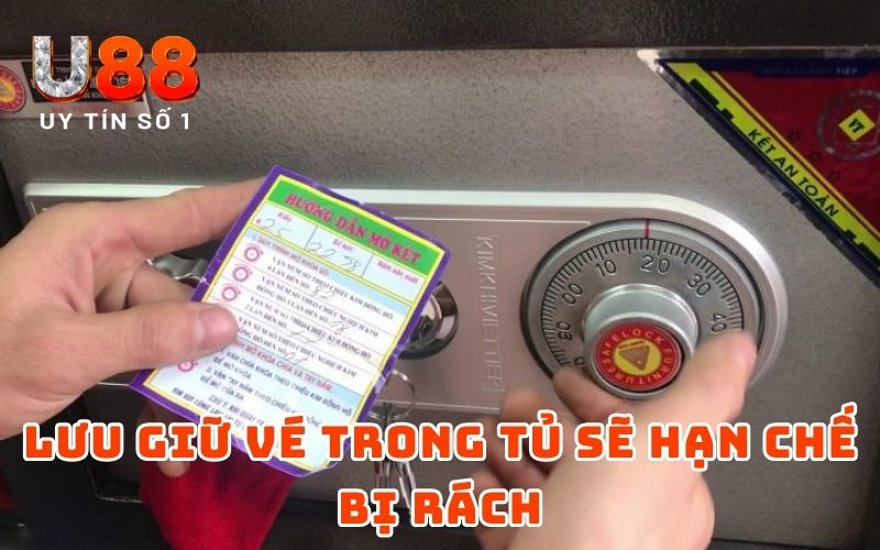 Vé Số Rách Có Lãnh Thưởng Được Không - Giải Đáp Từ U88 4 Lưu giữ vé trong tủ sẽ hạn chế bị rách