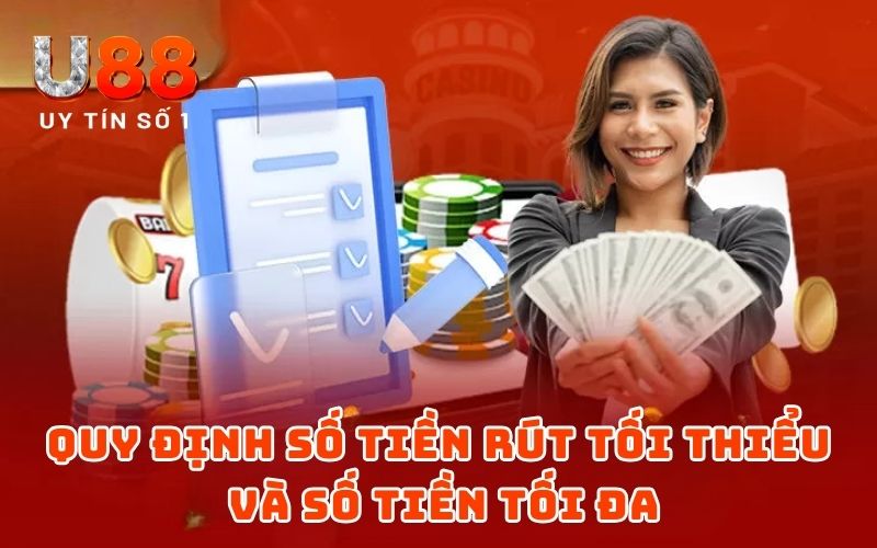 Hướng Dẫn Rút Tiền 2 Quy định số tiền rút tối thiểu và số tiền tối đa